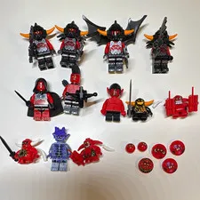 LEGO NEXO Knights Red monster figures 18 lot rare retired