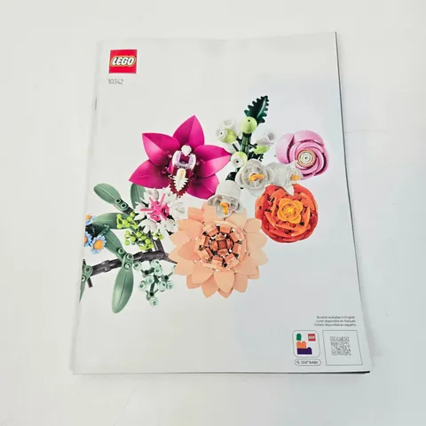 Lego Botanicals Pretty Pink Flower Bouquet 10342 Building Instructions ONLY