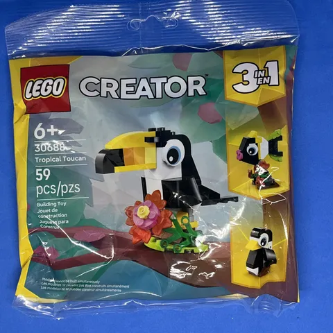 LEGO Creator 30688 Tropical Toucan Creator 3-in-1 New Sealed 59 piece