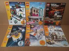 LEGO Catalogs 2016 2017 2018 Lot of 6 Star Wars Trains ++