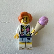 Lego Ninjago Movie Lauren The Fire Mech Colorful Kimono Ice Cream Minifigure