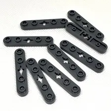LEGO Parts Dark Bluish Gray Technic Rotor 2 Blade 4 Studs No. 50029 Qty 9