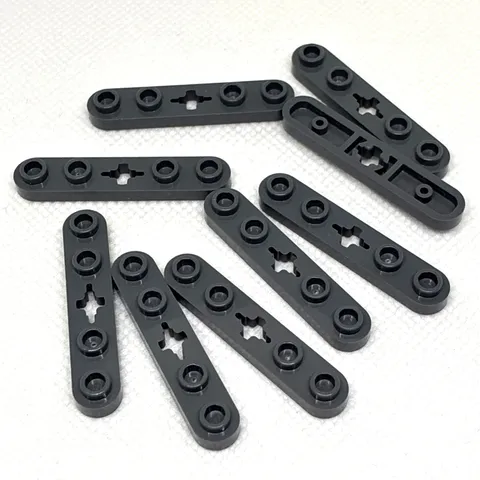 LEGO Parts Dark Bluish Gray Technic Rotor 2 Blade 4 Studs No. 50029 Qty 9
