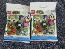 Lego Super Mario Mini Figurines 5pk Bundle-Series 2 / And Empty Case Box 