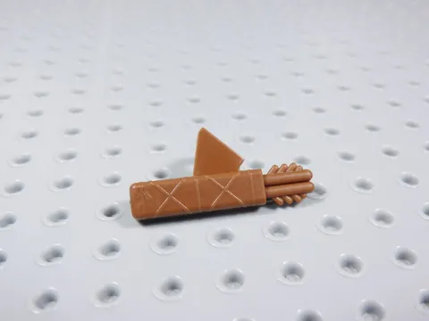 LEGO Reddish Brown Quiver w/ 2 Arrows Weapon Minifig AZ