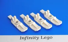 4 LEGO White Ski wit Hinge Minifigure Star Wars Space (6120 29178)  4 Pieces