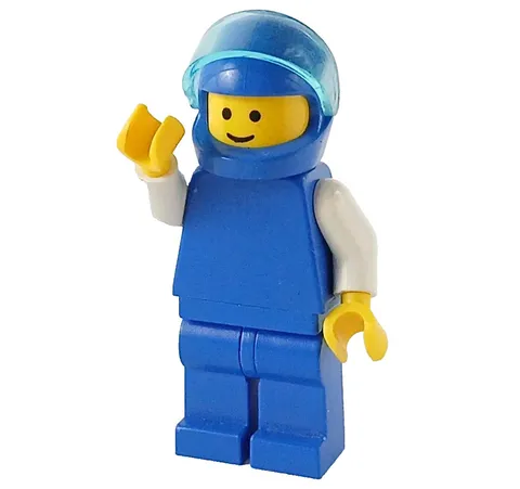 LEGO®  1991 Classic Town 6510 Mud Runner Driver Plain Blue Minifigure™ pln034