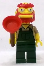LEGO 71009 Simpsons Minifigure Series 2 sim039 Groundskeeper Willie Minifigure