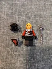 LEGO Castle Kingdoms Dragon Knight Minifigure Shield Helmet Mace