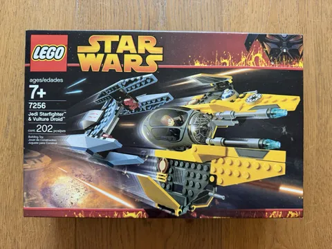 LEGO Star Wars: Jedi Starfighter & Vulture Droid (7256) - New Sealed Episode III