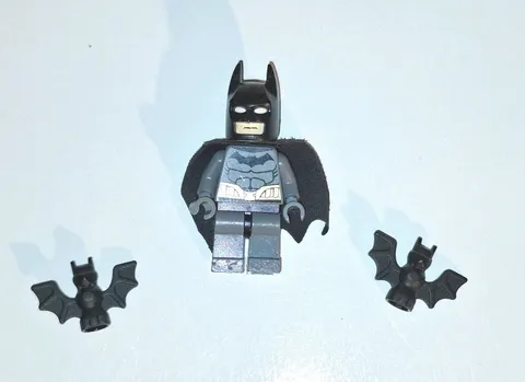 Lego Batman And 2 Bats Minifigures. Excellent Cond. No Original Packaging.