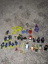 LEGO ninjago Lot Assorted Characters w/ Accessories & Weapons Plastic Figures
