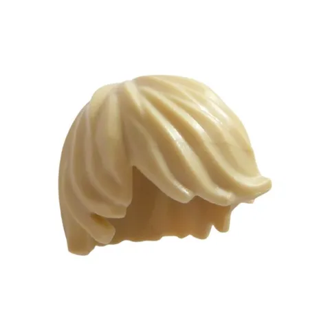 LEGO Tan Minifigure, Hair Tousled with Side Part inv.630