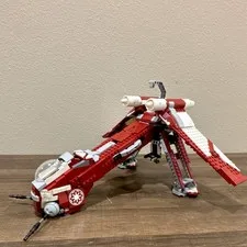 LEGO Star Wars Clone Wars Custom LA-AT Coruscant Guard Dropship!!