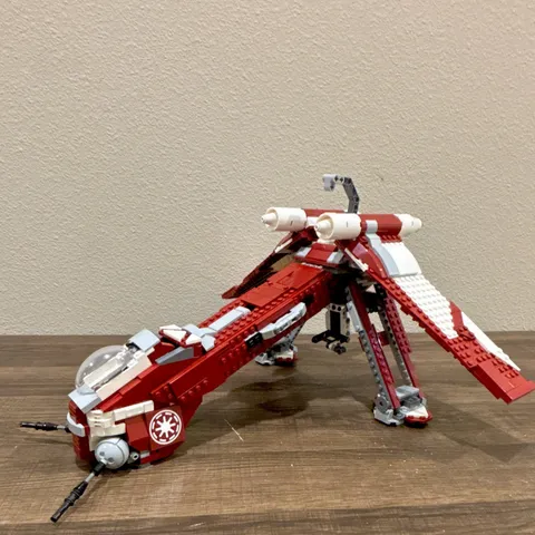 LEGO Star Wars Clone Wars Custom LA-AT Coruscant Guard Dropship!!
