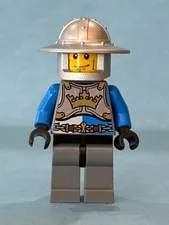 LEGO Castle Minifig cas520 - King's Knight - Light Scratches/Crack On One Side