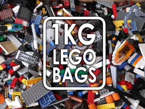 LEGO 1kg Lot Bulk Creative Pack Random Mix Add To Your Existing Collection EUC