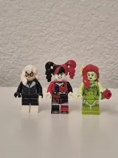 Lego DC And Marvel Minifigure Lot Of 3 Poison Ivy 76300 Harley Quinn Black Cat