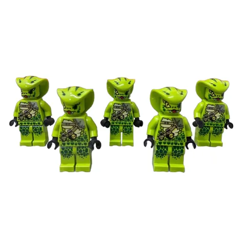 LEGO Ninjago Minifigures Serpentine Lasha Green Snake Set of 5