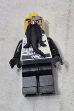 Authentic Lego Ninjago Minifigure Sensei Wu Evil Techno Rebooted MISSING HAT