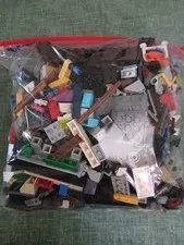 LEGO Bulk Lot BAG #3 2.2 LB Mixed Bricks Parts Specialty Pieces No Minifigs
