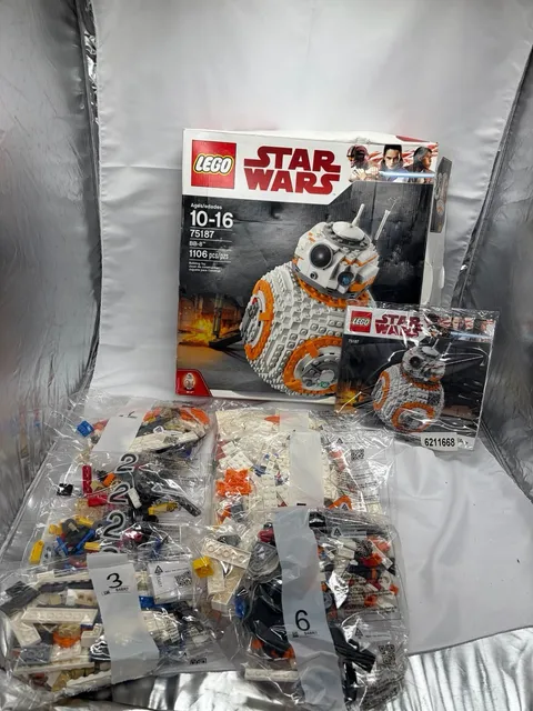 Lego 75187 Star Wars: BB-8 New Open Box Retired See Photos For Box Condition