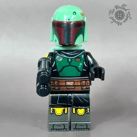 LEGO Minifigure Boba Fett sw1245 Beskar Armor Jet Pack The Mandalorian