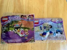 Lego Friends Lot 30399 Bowling Alley 30400 Gymnastic Bar New Sealed Polybags
