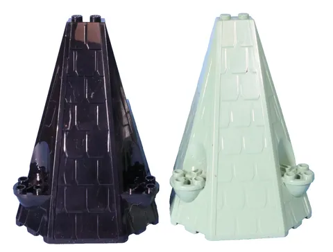 Lot of 2 Lego Harry Potter Castle Tops / Sand Green & Black / 33215