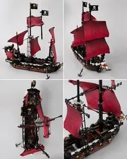 LEGO Pirates of the Caribbean 4195 Queen Anne’s Revenge Ship ~97% Complete