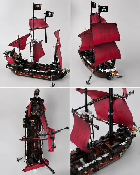 LEGO Pirates of the Caribbean 4195 Queen Anne’s Revenge Ship ~97% Complete