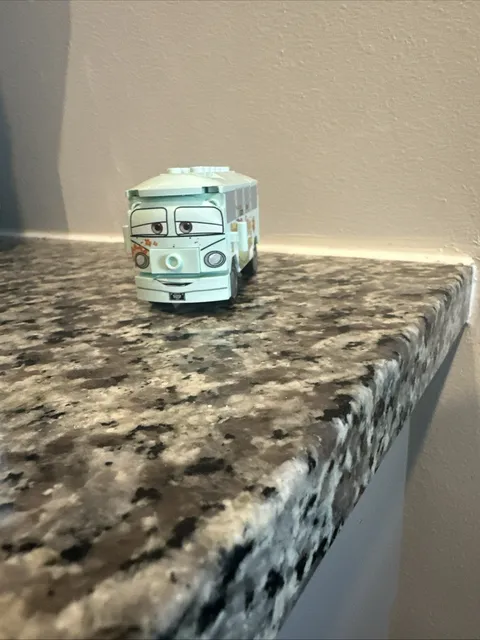 LEGO Cars Filmore w/ Printed Face & Eyes (Assembled) * SUPER GLUED*