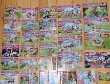 HUGE🔥LEGO City Friends 29x Book Lot Instruction Manual No Bricks Booklet Only