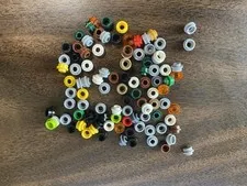 LEGO Parts: 85861 Plate, Round 1 x 1 with Open Stud, Lot of 90