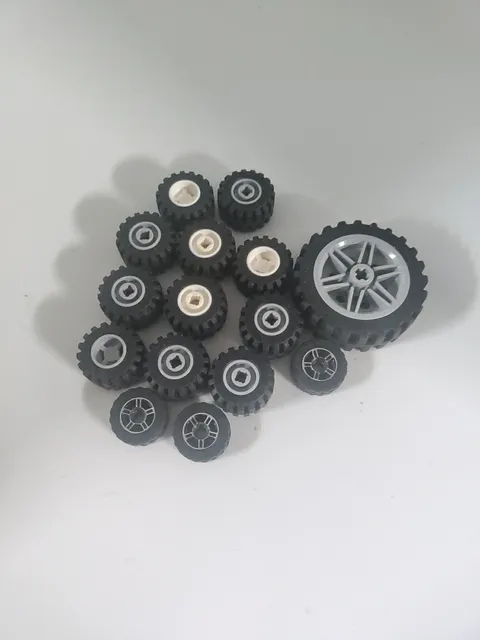 LEGO Various Random Tires Wheels Pre-owned