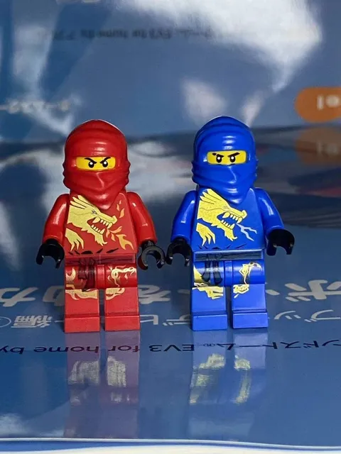 LEGO Minifigure 2-Piece Set Vintage With Printing Variations