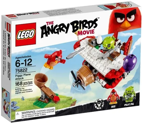 LEGO 75822 The Angry Birds Movie - Piggy Plane Attack New & Sealed