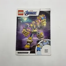 Lego Marvel Avengers Instruction Book # 76141 - Manual Only - No Figures