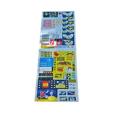 LEGO vintage 1970s/1980s official LEGO sticker sheet