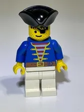 Lego Pirate with Triangle Hat Minifigure Pirates Used Good Condition pi006 #24