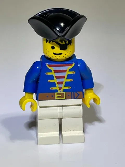 Lego Pirate with Triangle Hat Minifigure Pirates Used Good Condition pi006 #24