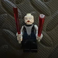 LEGO Star Wars assaj ventress Dual Red Lightsabers, Plastic, NO SKIRT