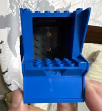 LEGO Blue Plastic Container/Box Part, Single Piece Building Element