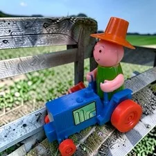 Happy Valley Farm ~ Replacement Pieces Barn & Tractor, ~ 1.5” X 1.25 Barn Yard