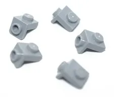 5 LEGO Light Bluish Gray 1x1 1x1 Bracket medium stone grey angle 36841 6248078