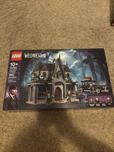 LEGO Wednesday Morticia's Cottage Building Toy, 1002 Pieces, For Ages 10+
