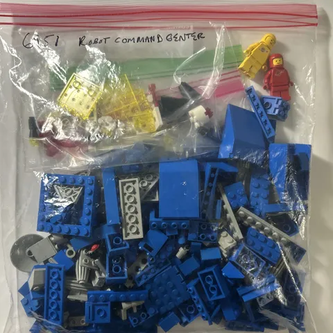 Vintage 1984 LEGO Robot Command Center 6951 Incomplete, Red & Yellow Spaceman