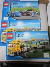 Lego Building Instructions Instruction City 6060 part 1 to 3 part 1 thru 3
