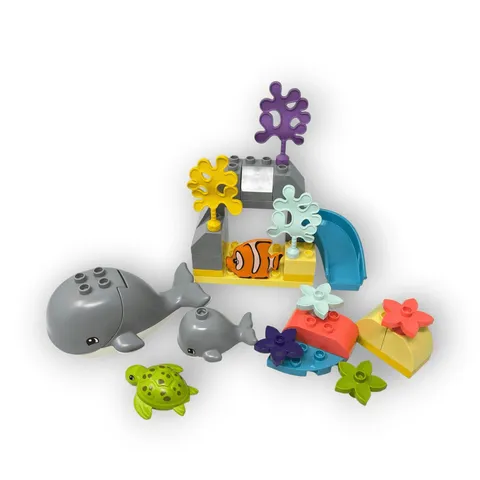 Lego Duplo 10972 Wild Animals of the Ocean Preowned Building Blocks Incomplete