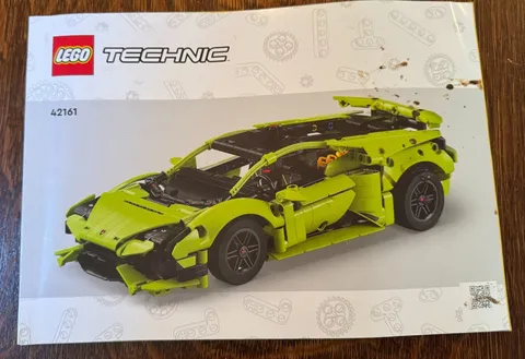 42161 LEGO INSTRUCTION BOOK ONLY manual for  Lamborghini Huracan